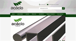 Desktop Screenshot of acacio.com.br